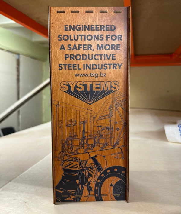 Whiskey box custom made with UV print and brown cover 25 pcs