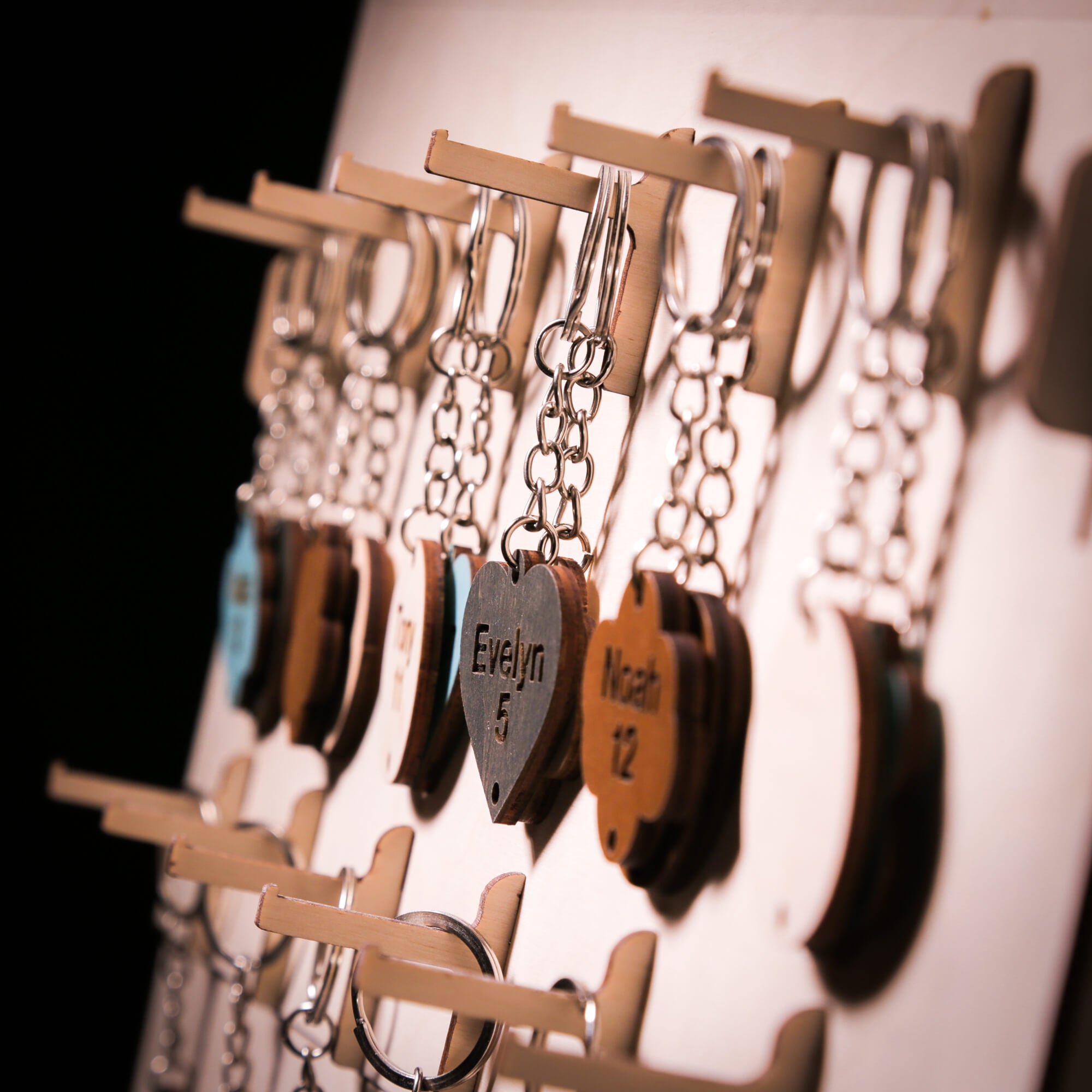 Keychain Display Stand – Customizable for Retail & Craft Shows ...