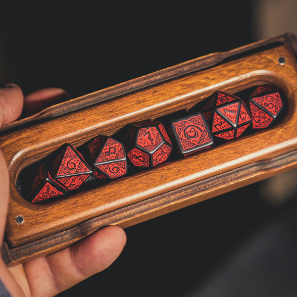 D&D Personalized Wooden Dice Box