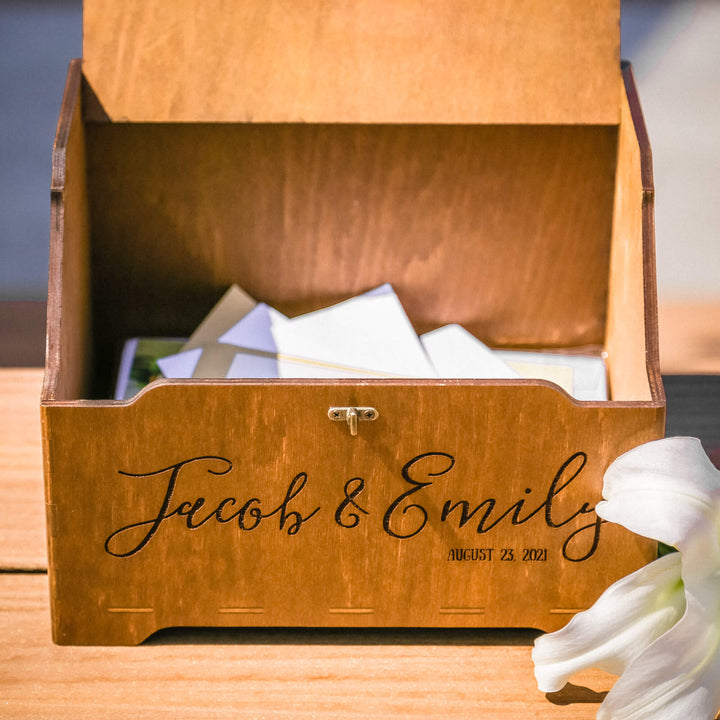 Envelope box for wedding cards