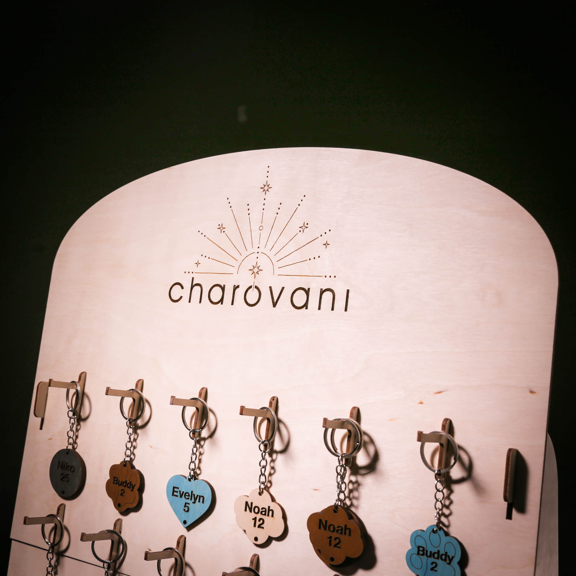 Keychain Display Stand – Customizable for Retail & Craft Shows ...