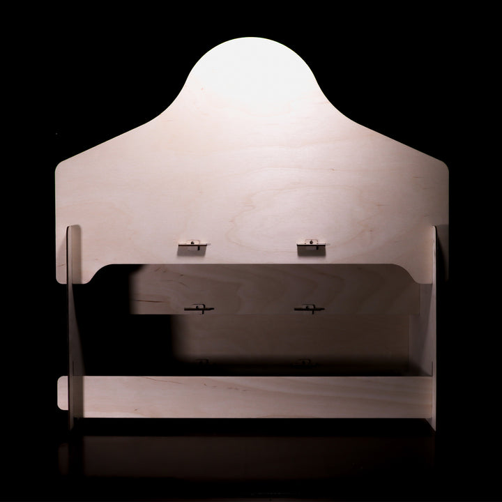 Wooden soap display stand