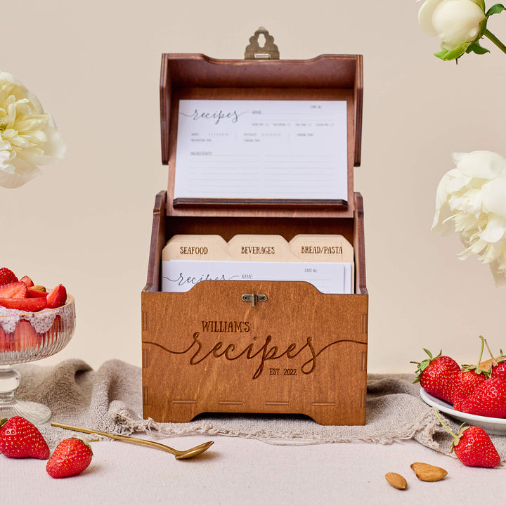 4x6 Recipe Box – CustomCraftUA