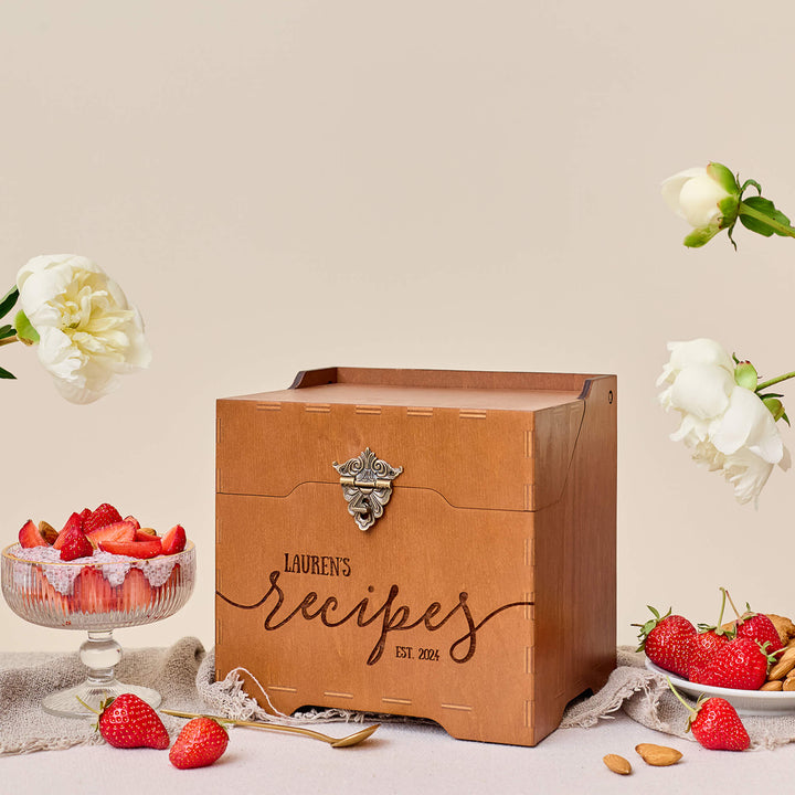 5x7 Recipe Box CustomCraftUA 5x7 Recipe Box CustomCraftUA