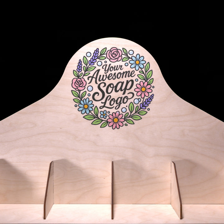 Soap Display Stand - 2 Tier Countertop Rack for Candles & Soap ...