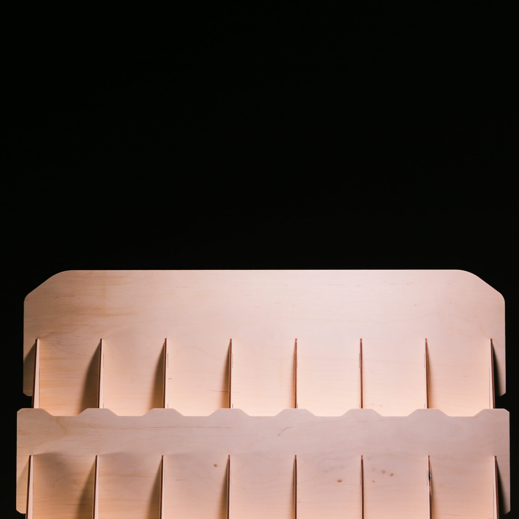 35 Pocket Sticker Display Stand - Collapsible Wooden Display Rack ...