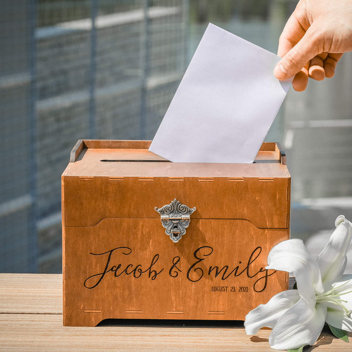 Wedding card box for bridal shower